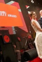 on stage during The Moet British Independent Film Awards at Old Billingsgate Market on December 7, 2014 in London, England.