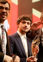 on stage during The Moet British Independent Film Awards at Old Billingsgate Market on December 7, 2014 in London, England.