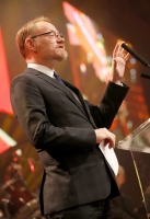 on stage during The Moet British Independent Film Awards at Old Billingsgate Market on December 7, 2014 in London, England.