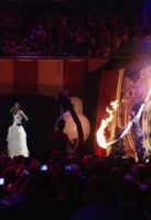 onstage at the MTV EMA's 2012 at Festhalle Frankfurt on November 11, 2012 in Frankfurt am Main, Germany.