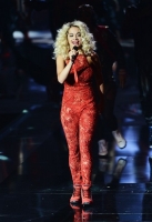 onstage at the MTV EMA's 2012 at Festhalle Frankfurt on November 11, 2012 in Frankfurt am Main, Germany.