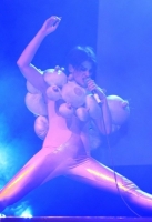 Peaches performs during the Sundance London Film And Music Festival 2013 at Indigo2 at O2 Arena on April 26, 2013 in London, England.