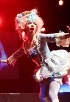 Peaches performs during the Sundance London Film And Music Festival 2013 at Indigo2 at O2 Arena on April 26, 2013 in London, England.