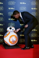 during the 'Star Wars: The Force Awakens' fan event at the Roppongi Hills on December 10, 2015 in Tokyo, Japan.