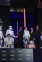 during the 'Star Wars: The Force Awakens' fan event at the Roppongi Hills on December 10, 2015 in Tokyo, Japan.