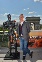 attends the France Photocall of 'Terminator Genisys' at the Publicis Champs Elysees on June 19, 2015 in Paris, France.