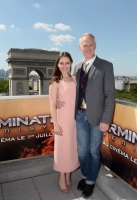 attends the France Photocall of 'Terminator Genisys' at the Publicis Champs Elysees on June 19, 2015 in Paris, France.