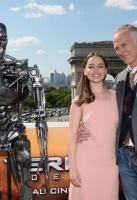 attends the France Photocall of 'Terminator Genisys' at the Publicis Champs Elysees on June 19, 2015 in Paris, France.